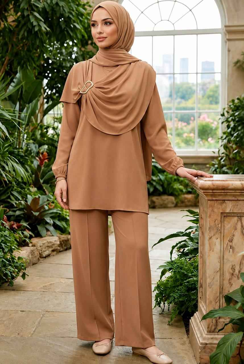 Layla Draped Elegance Suit