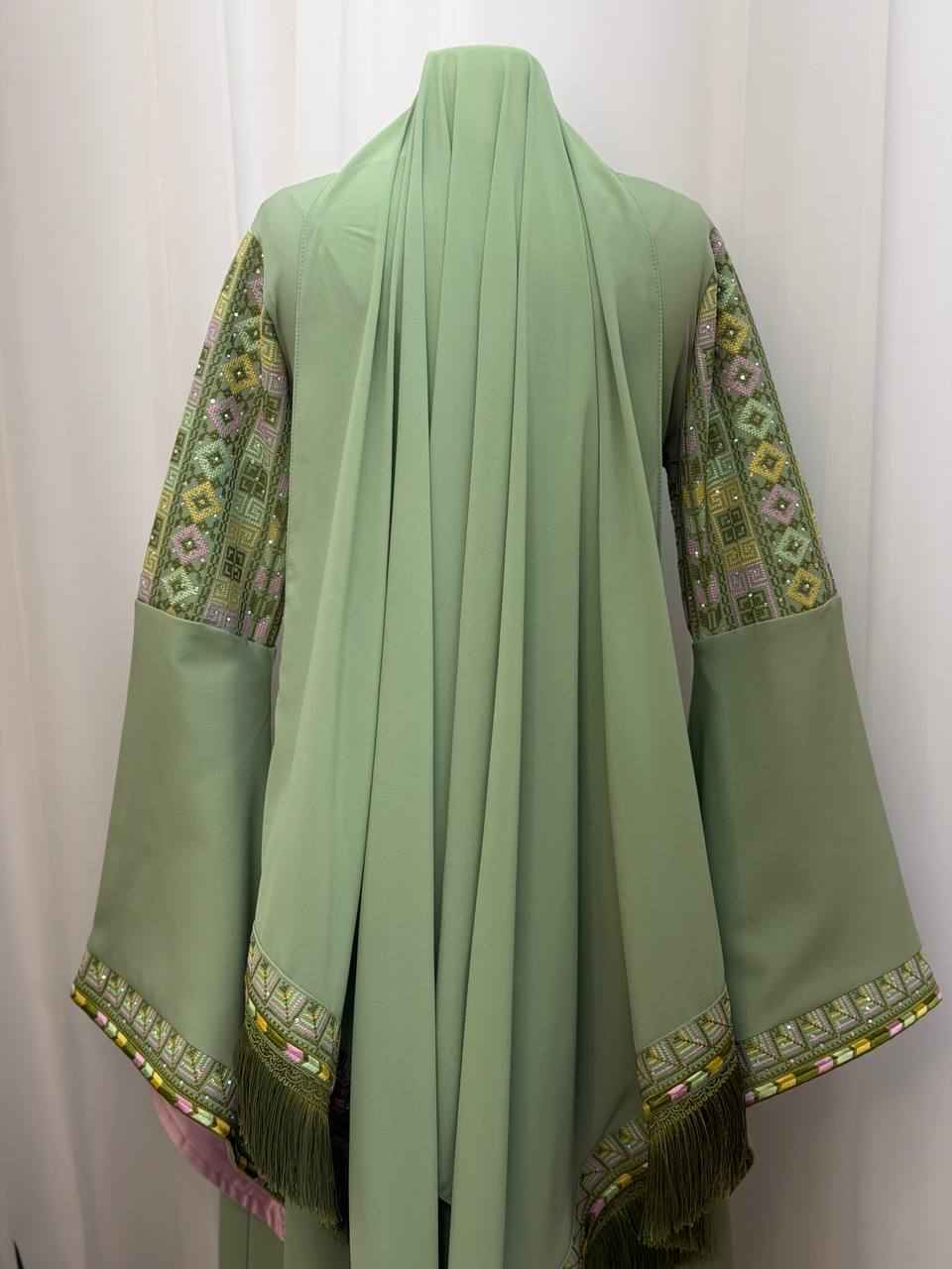 Layan Embroidered Chiffon Scarf