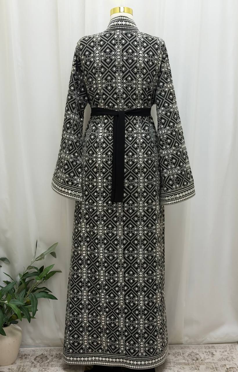 Marwa Embroidered Abaya Jacket