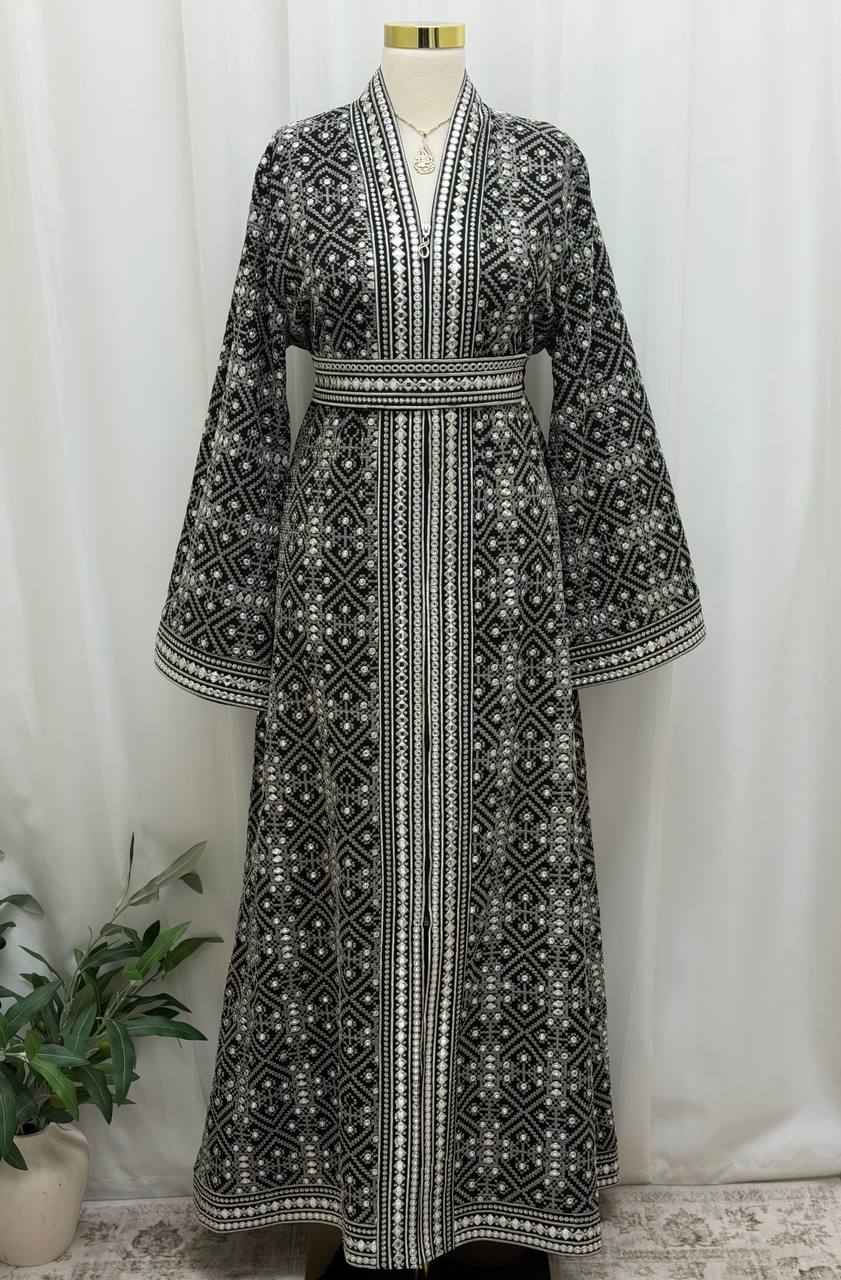 Marwa Embroidered Abaya Jacket