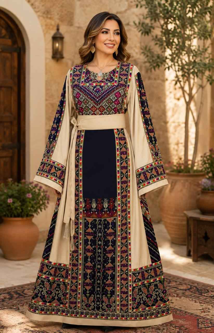 Um Issa Embroidered Thobe