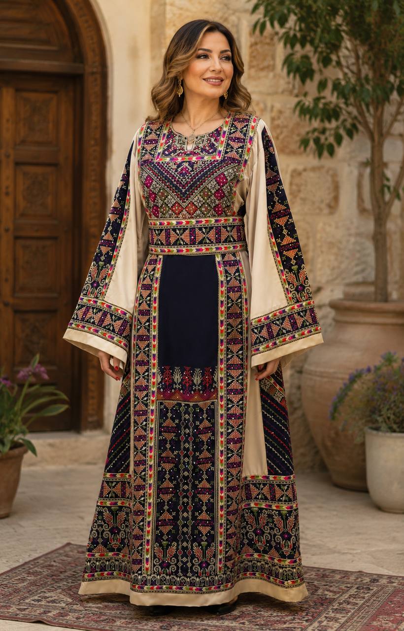 Um Issa Embroidered Thobe