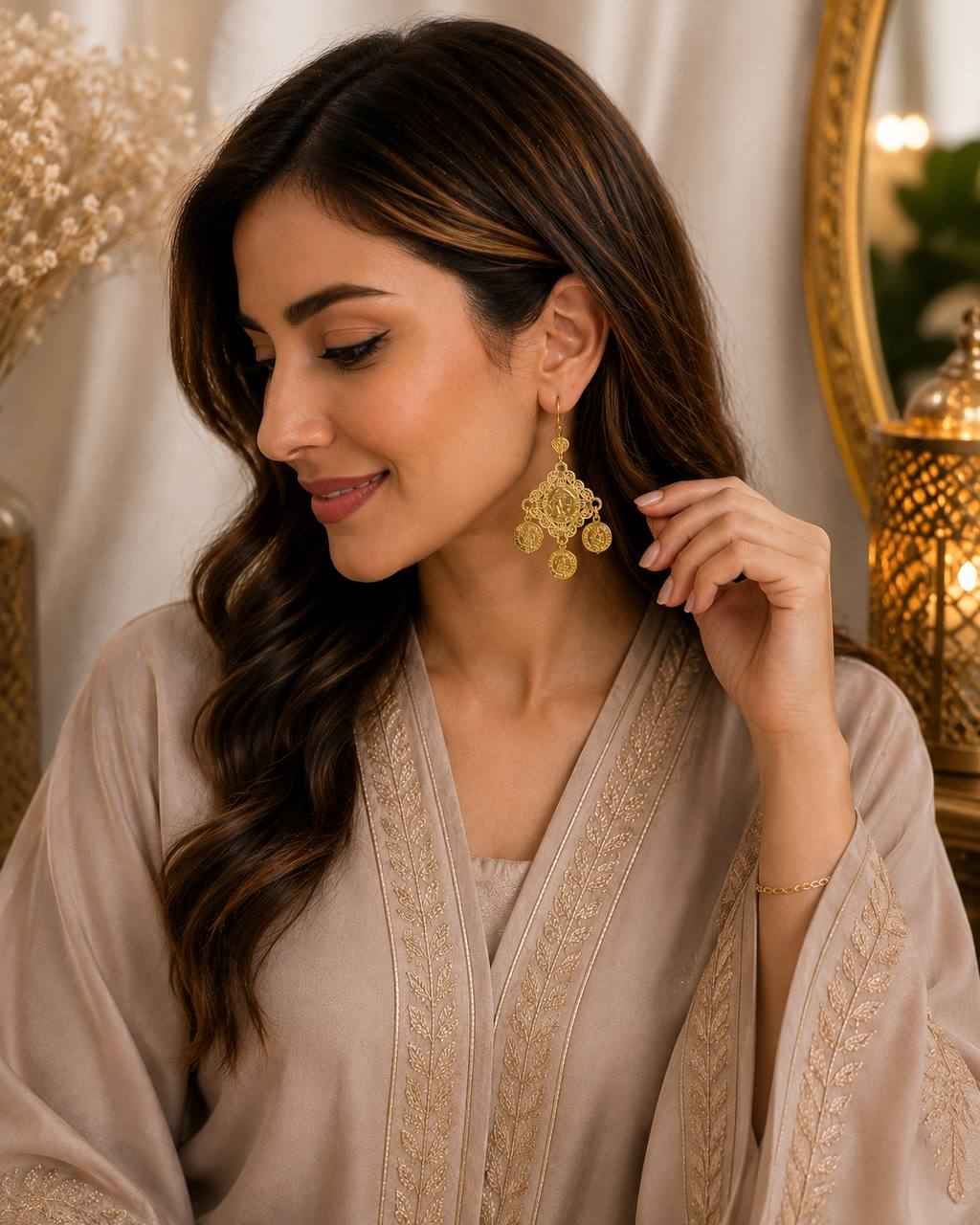 Sultana Coin Earrings