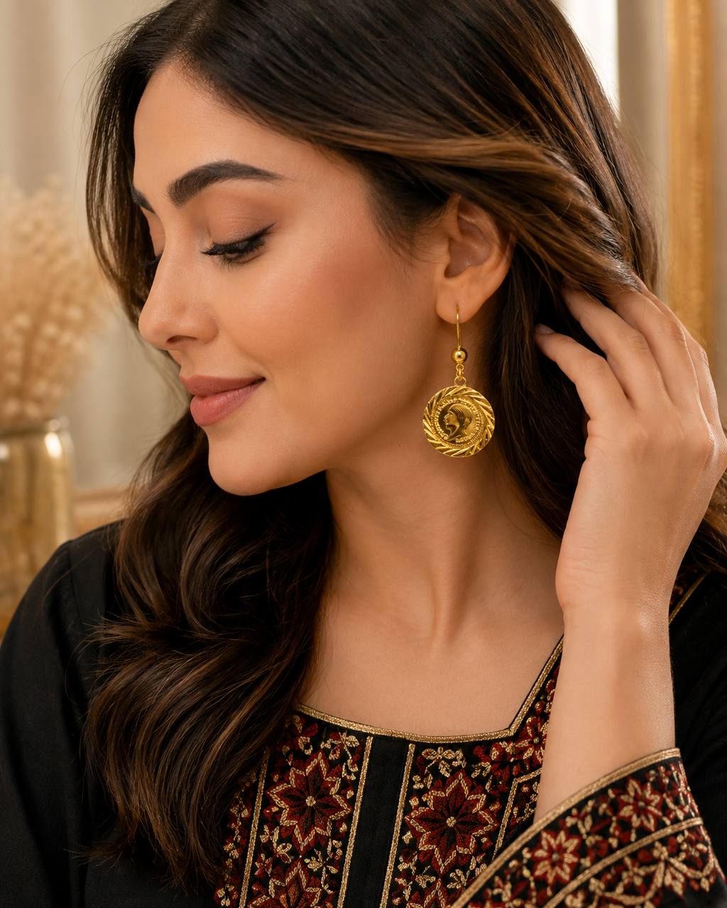 Regal Coin Earrings