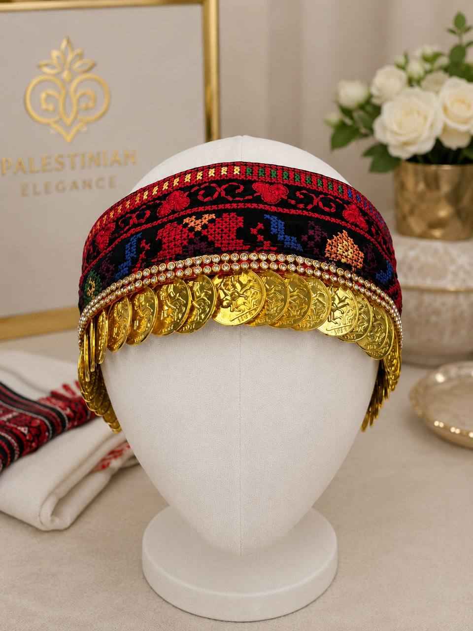 Golden Lira Heritage Head Wrap