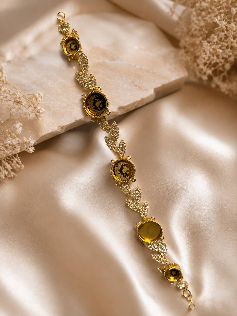 Palestinian Heritage Gold Hairpiece