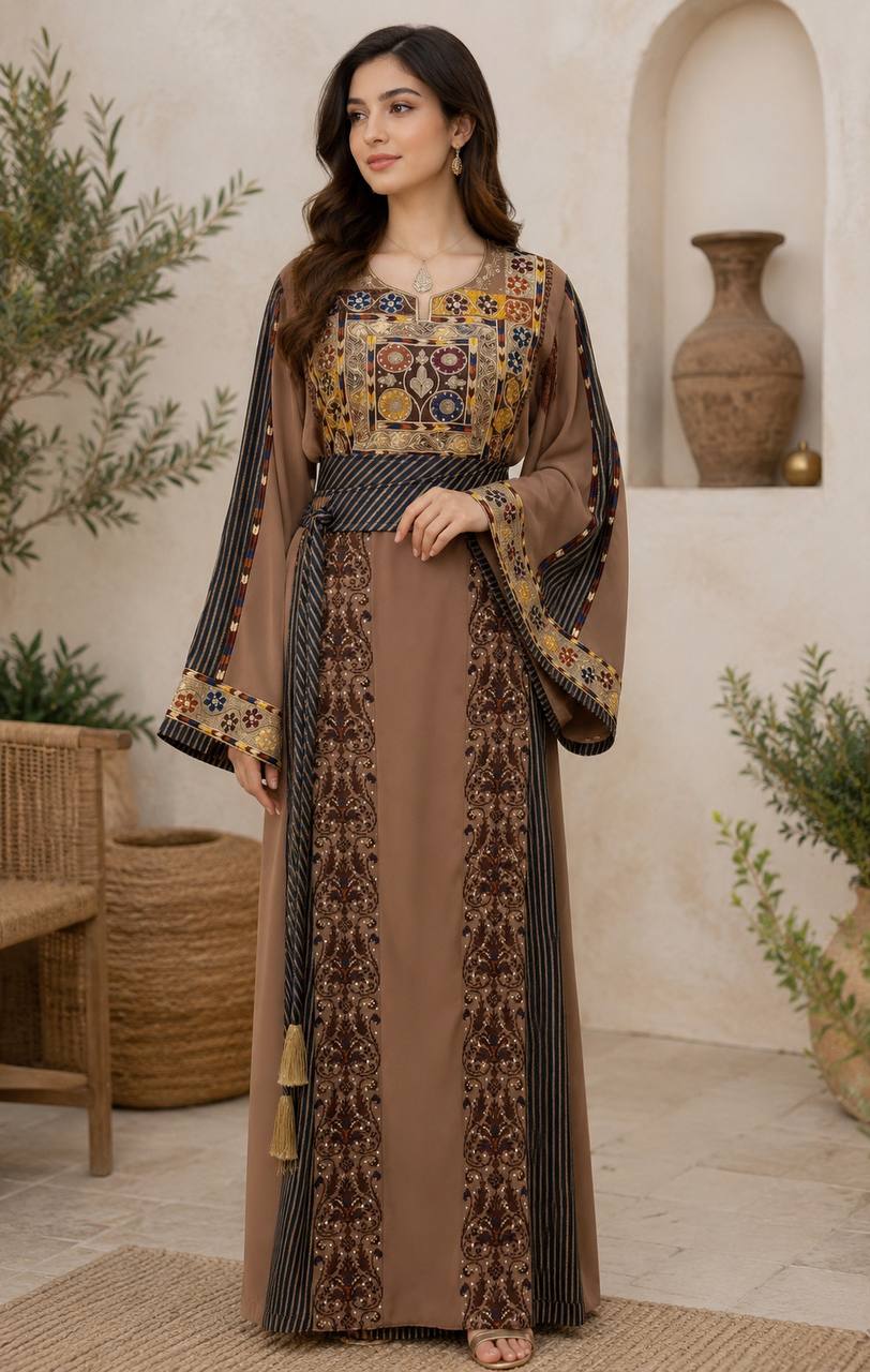 Shireen Embroidered Thoub