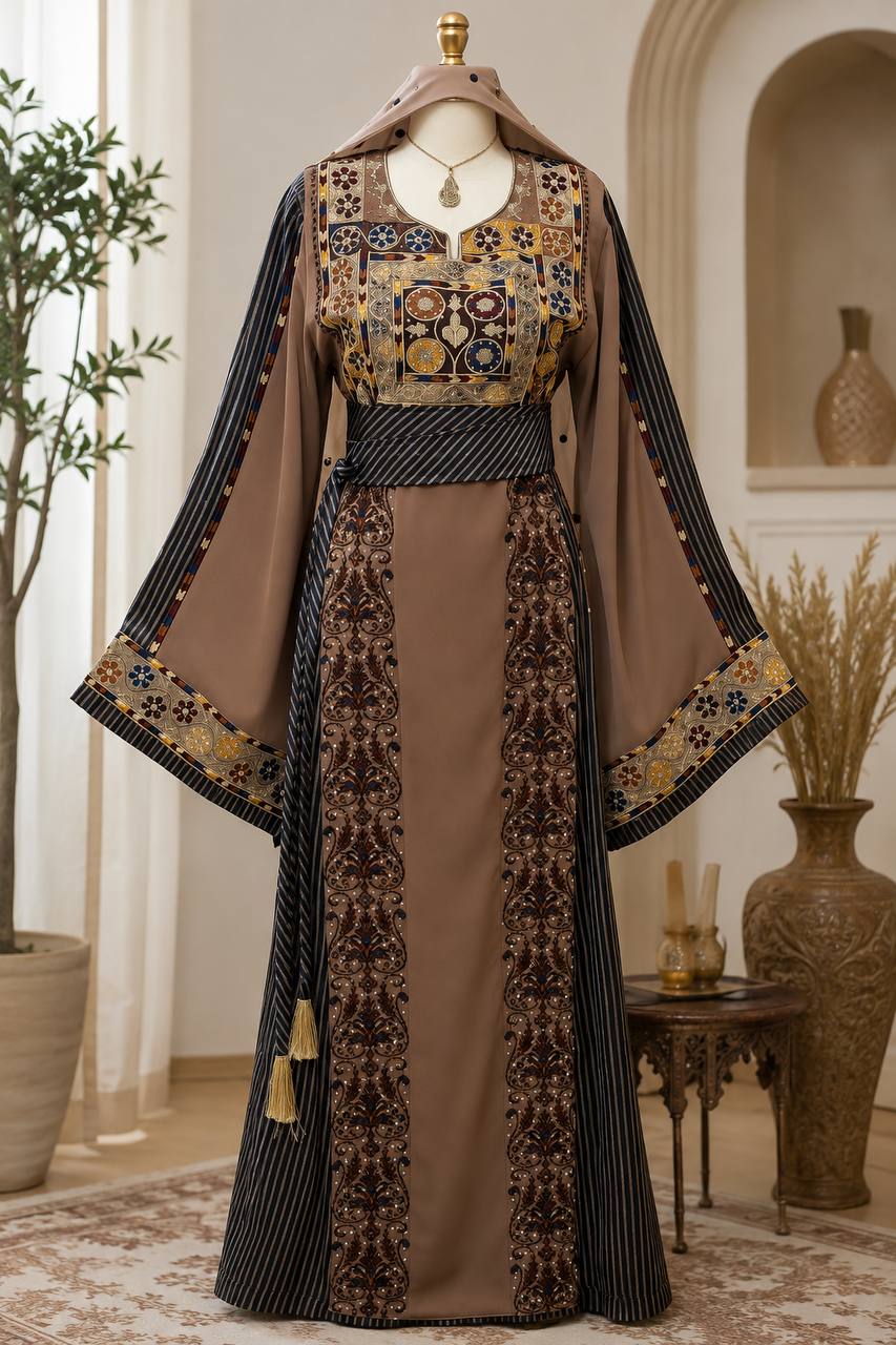 Shireen Embroidered Thoub