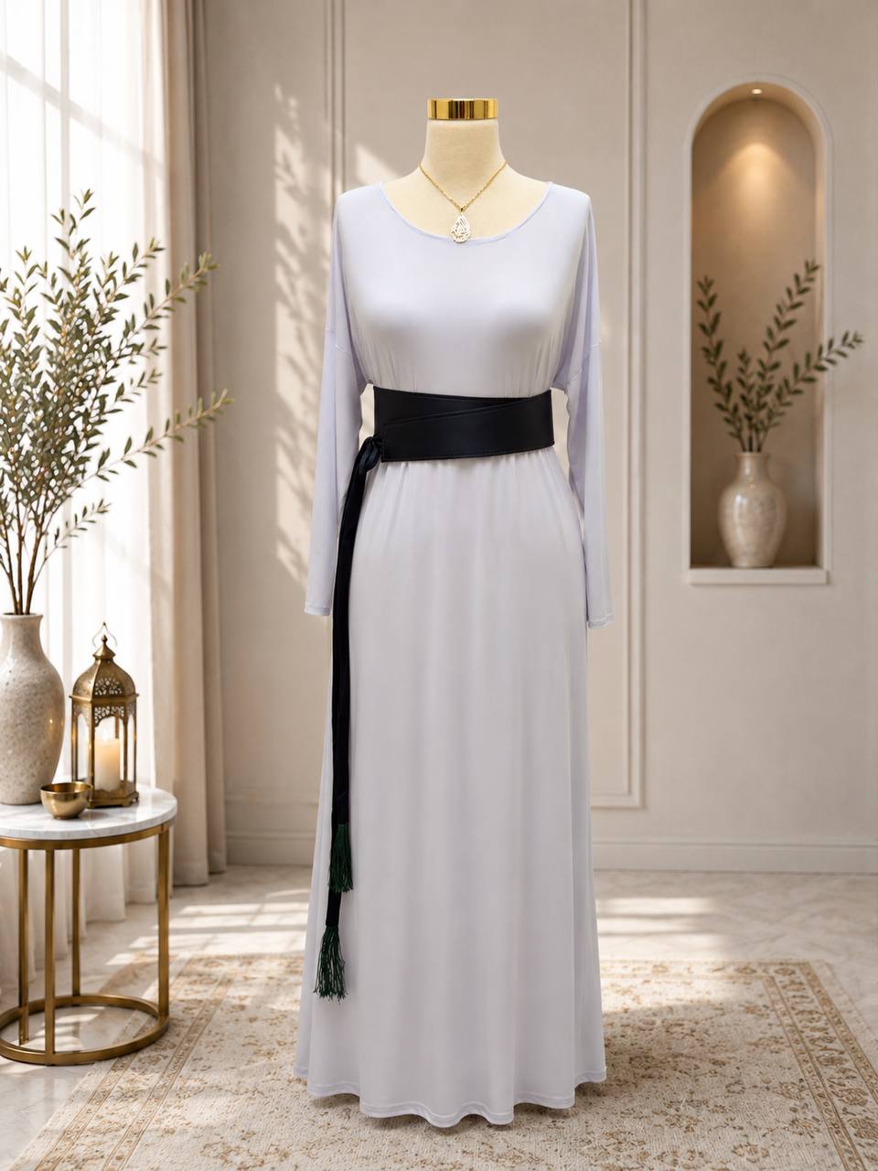 New Color Satin Wrap Belt