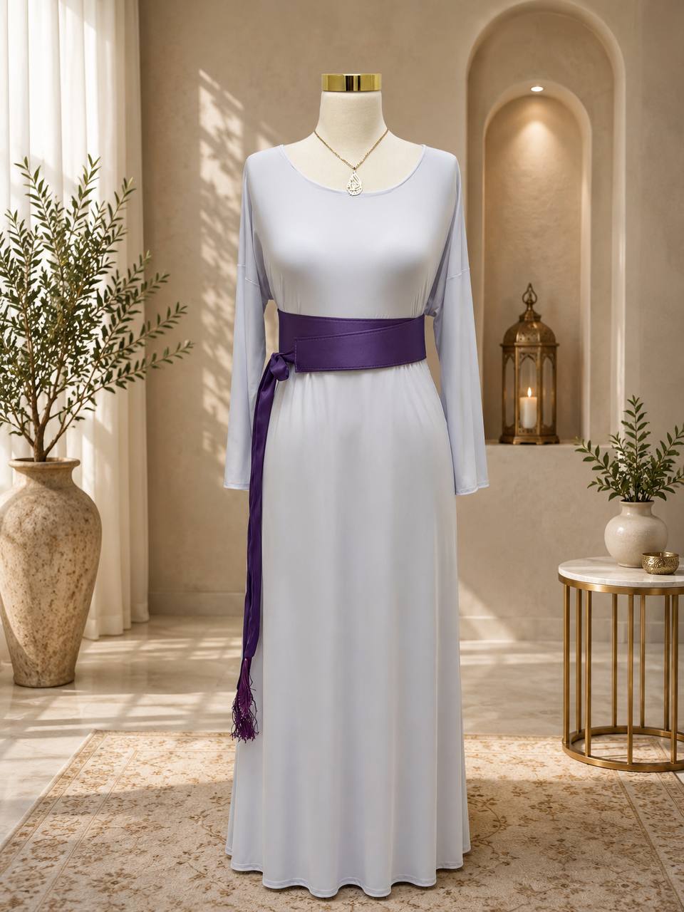 New Color Satin Wrap Belt
