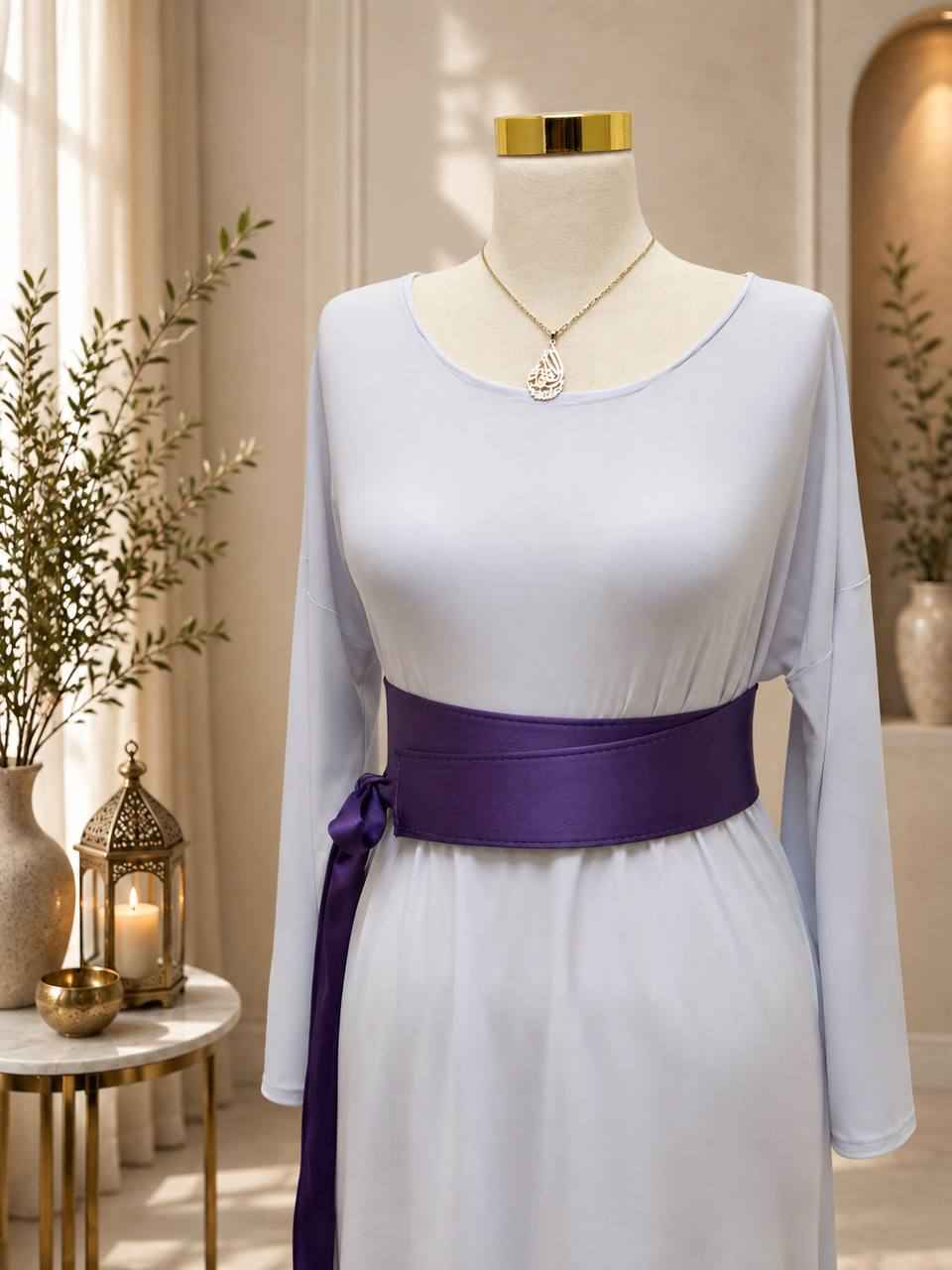 New Color Satin Wrap Belt