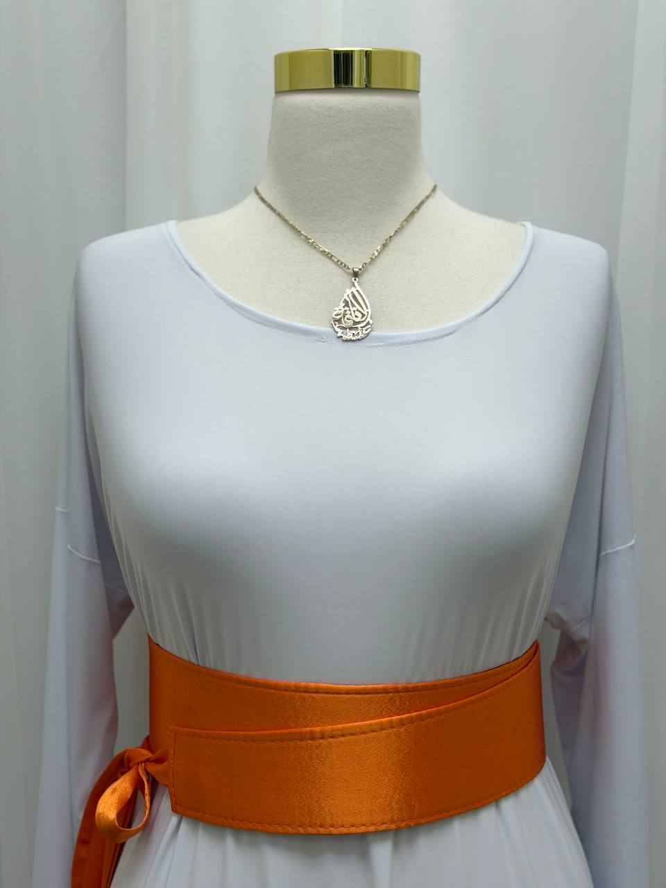 New Color Satin Wrap Belt