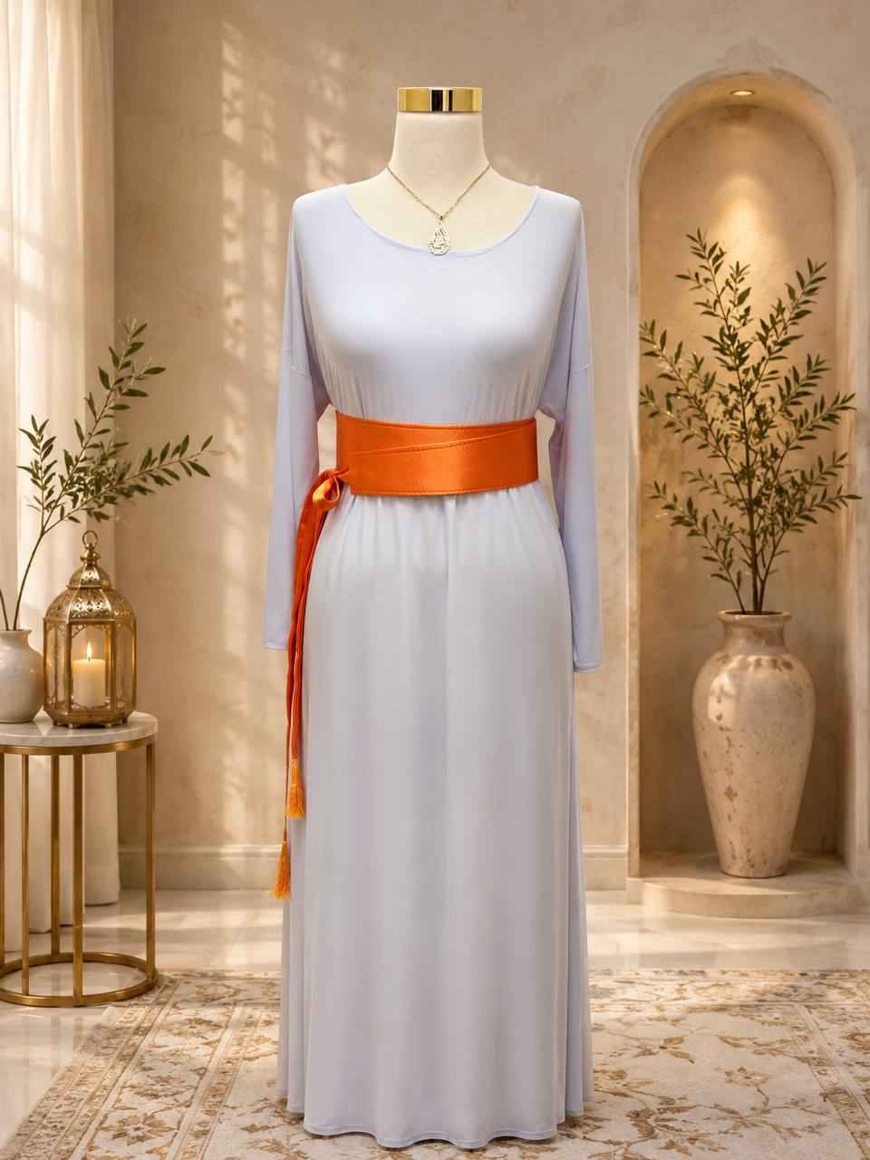 New Color Satin Wrap Belt