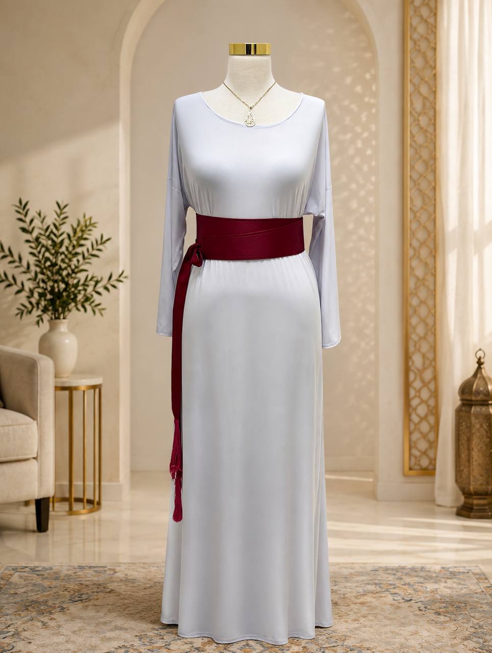 New Color Satin Wrap Belt