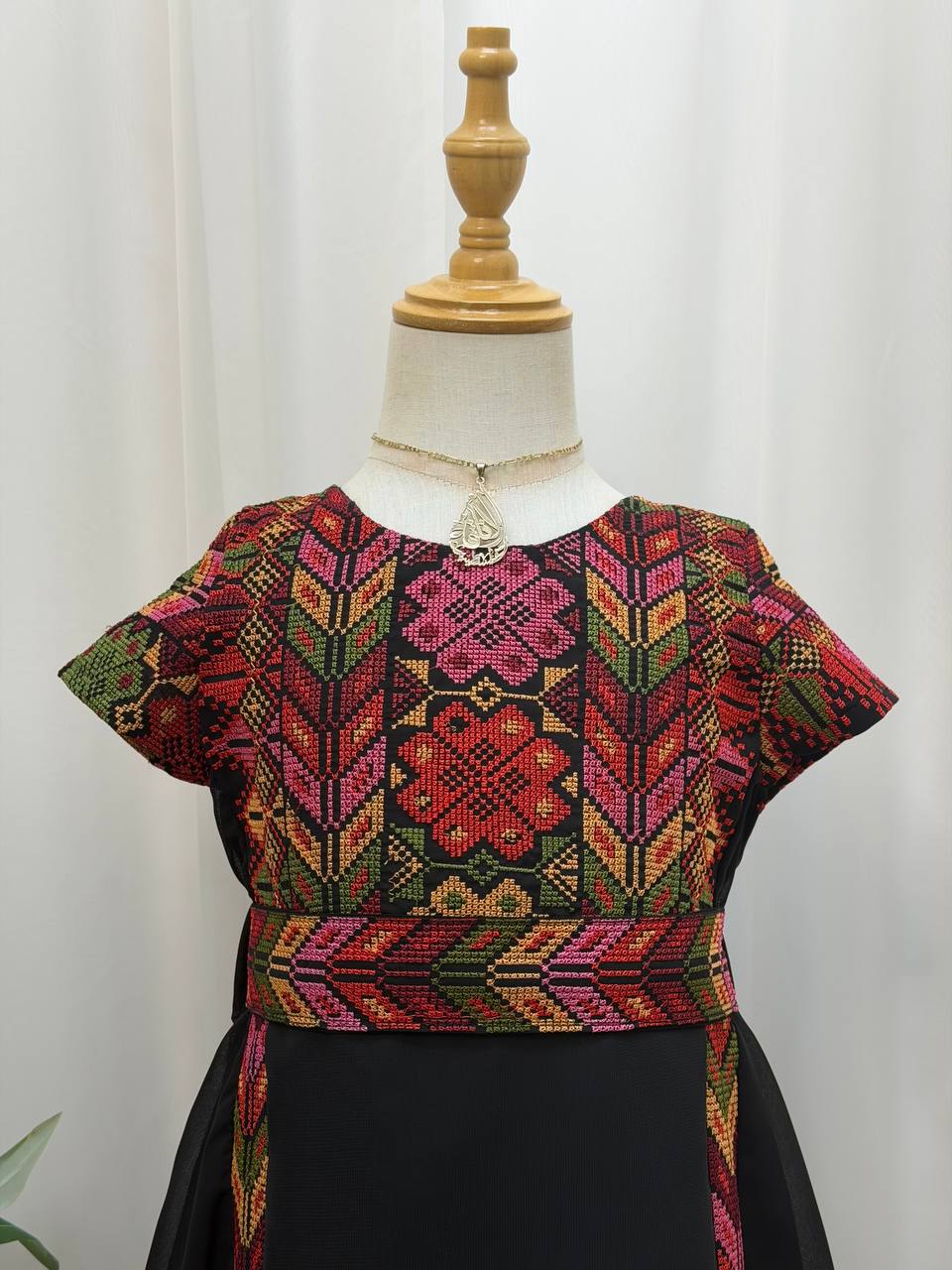 Girls’ Fella Embroidered Chiffon Dress