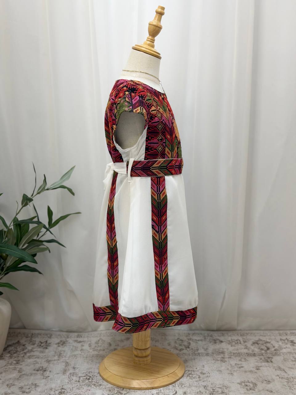 Girls’ Fella Embroidered Chiffon Dress