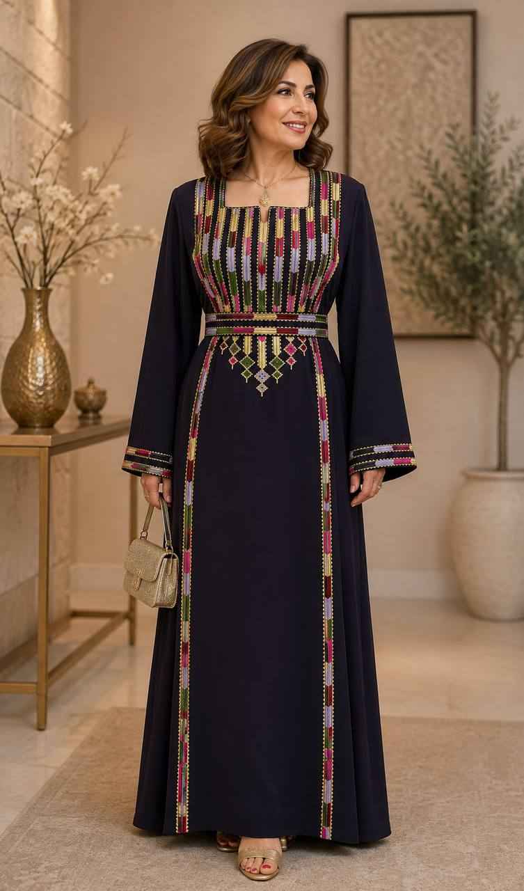 Suad – Simple Embroidered Palestinian Thoub