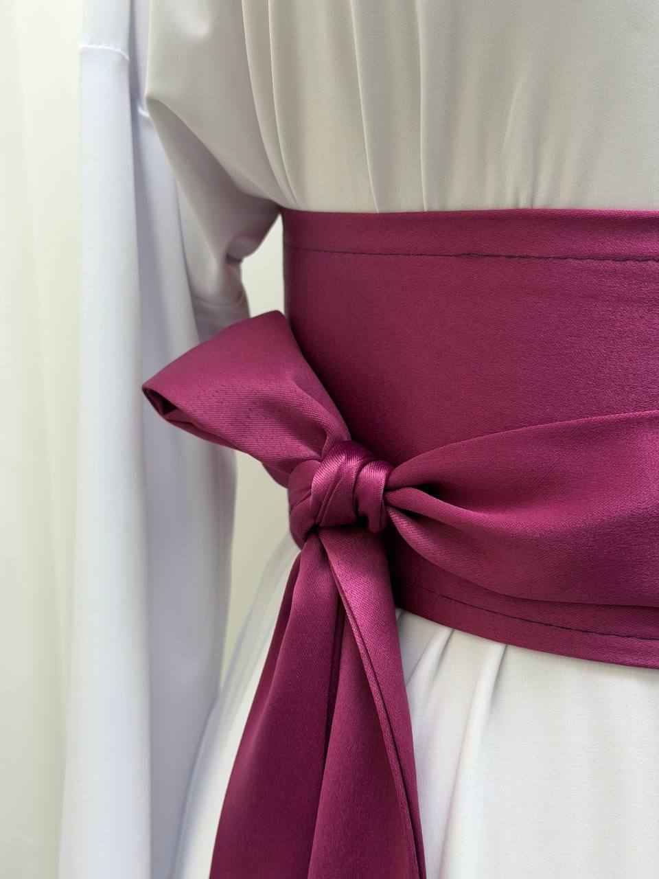 Satin Elegance Waist Belt