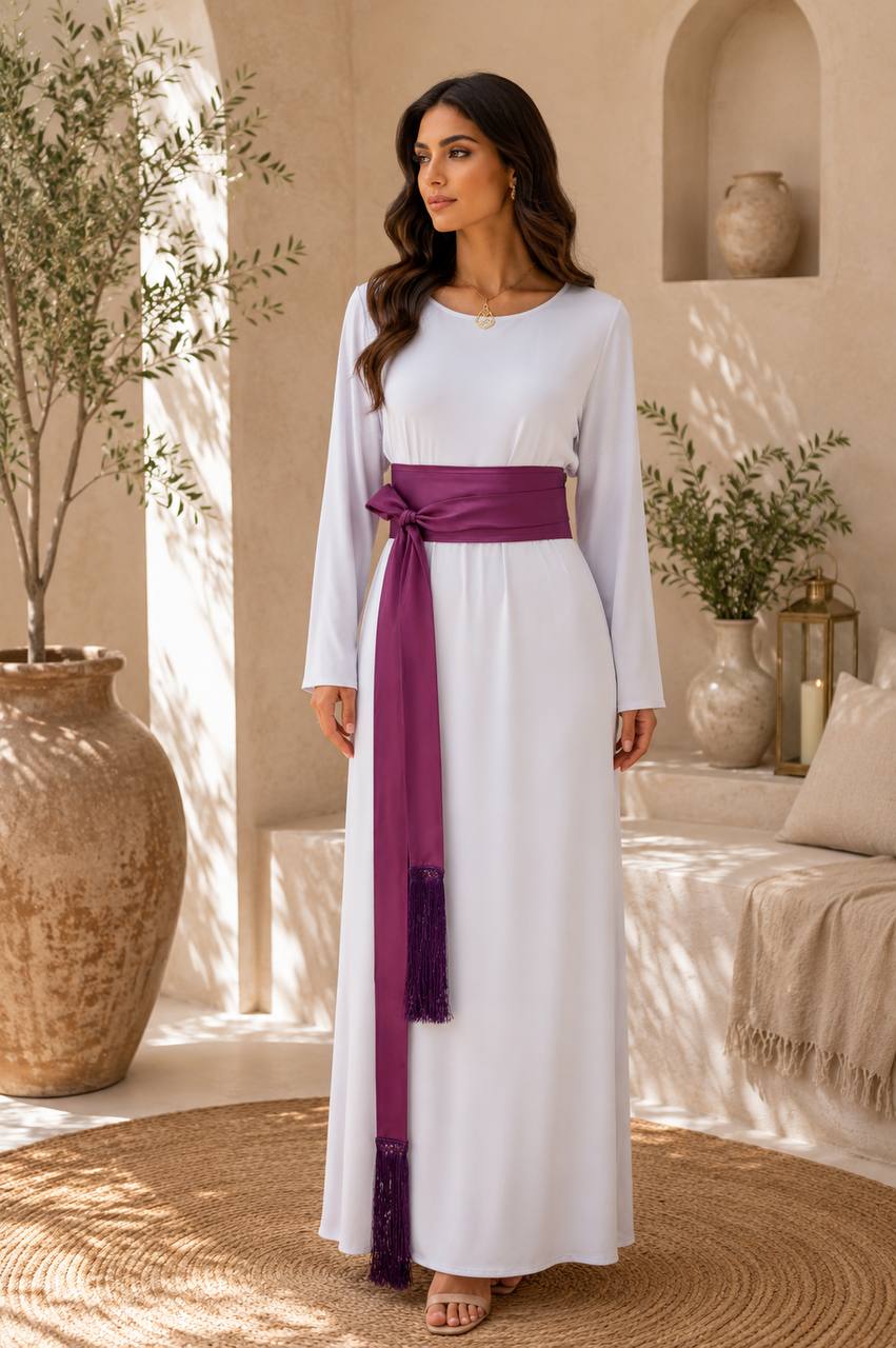 Satin Elegance Waist Belt