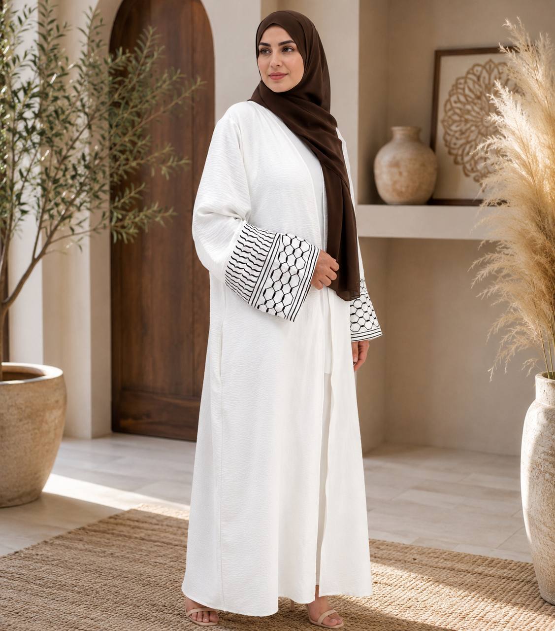 Keffiyeh CY Open Cardigan