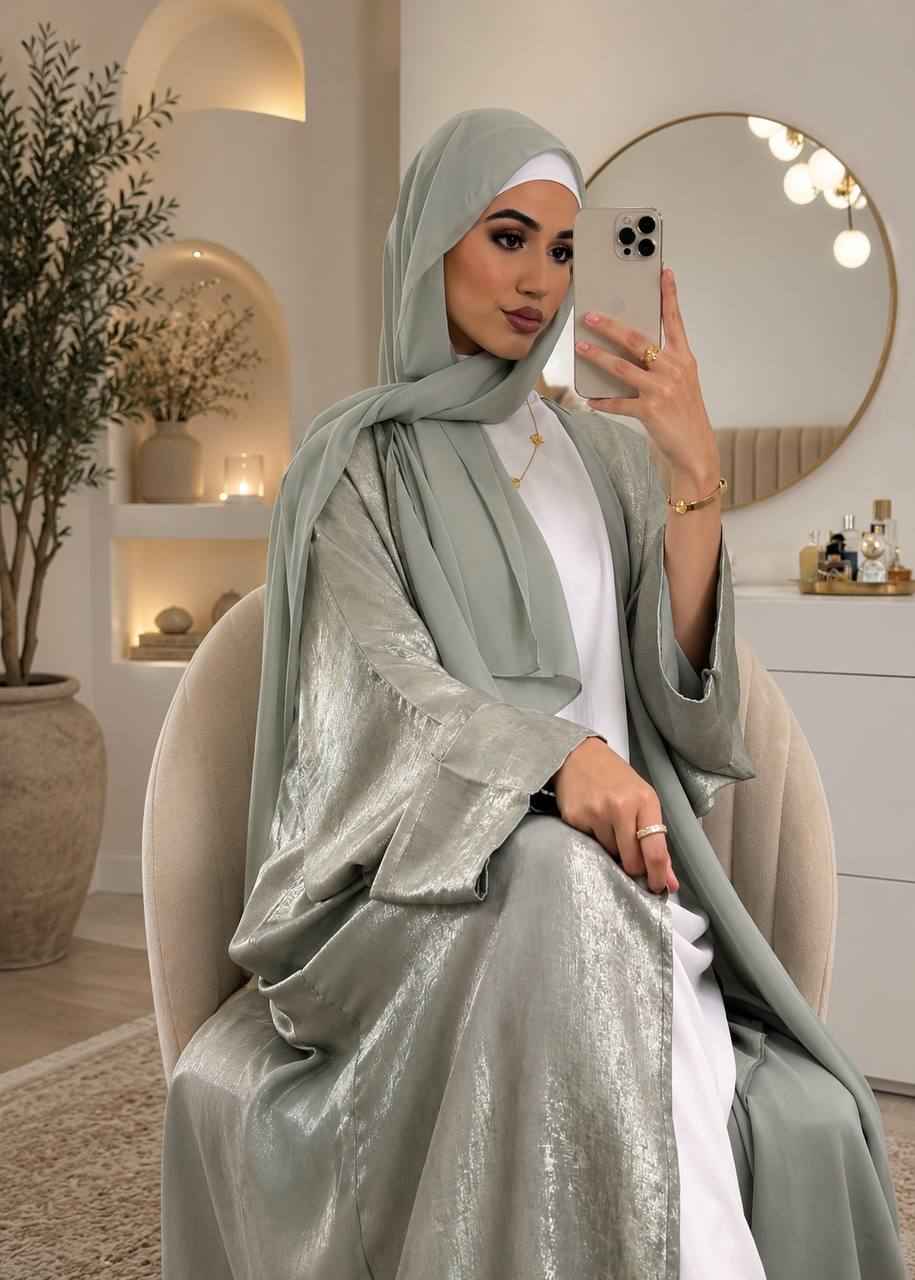 Glow Open Abaya