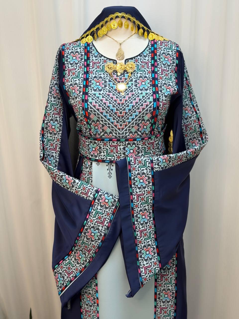 Eman Palestinian Embroidered Thobe