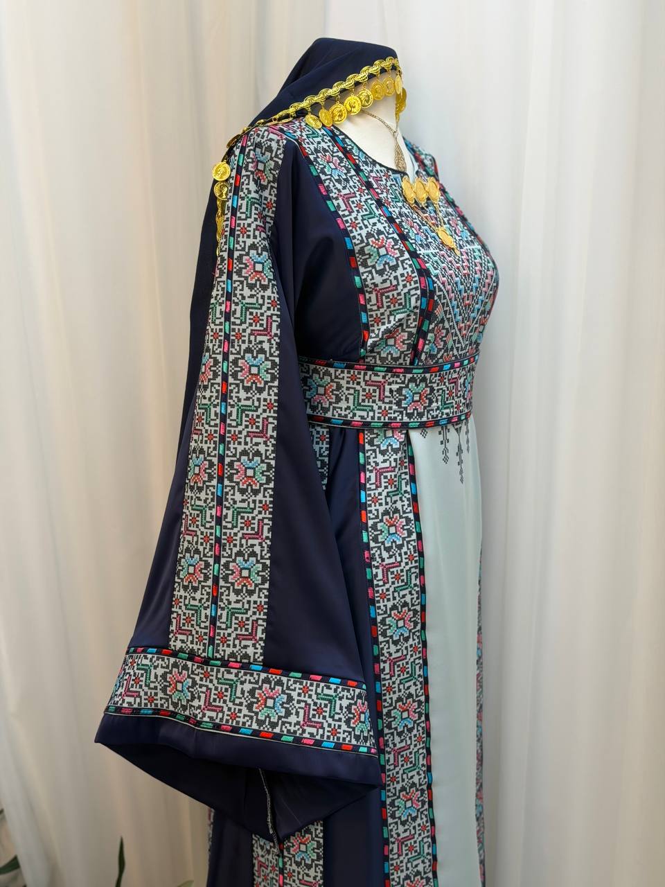 Eman Palestinian Embroidered Thobe
