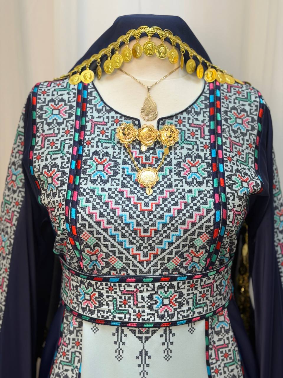 Eman Palestinian Embroidered Thobe