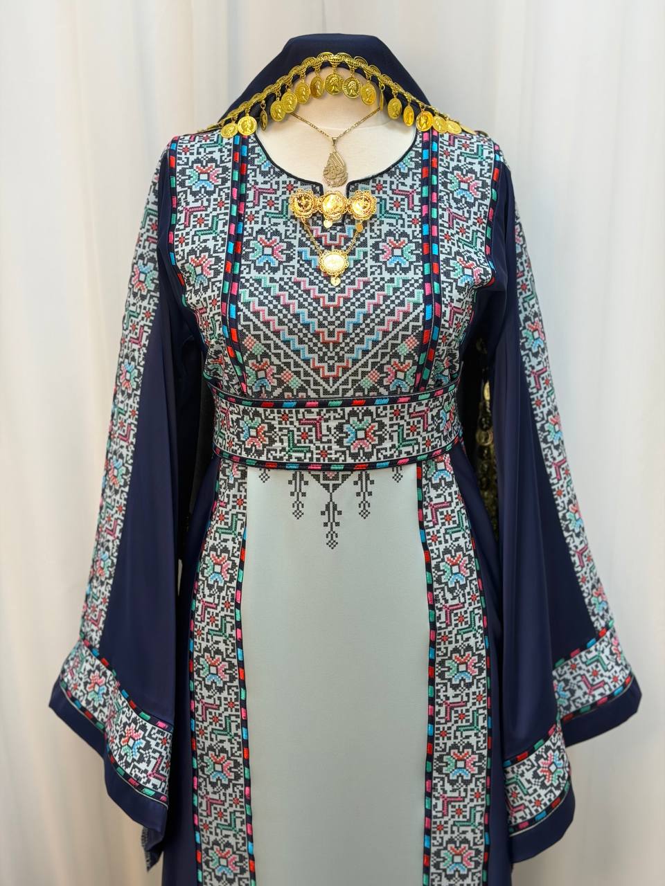 Eman Palestinian Embroidered Thobe