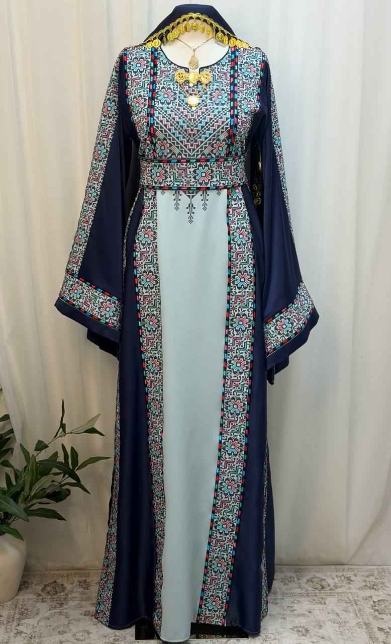 Eman Palestinian Embroidered Thobe