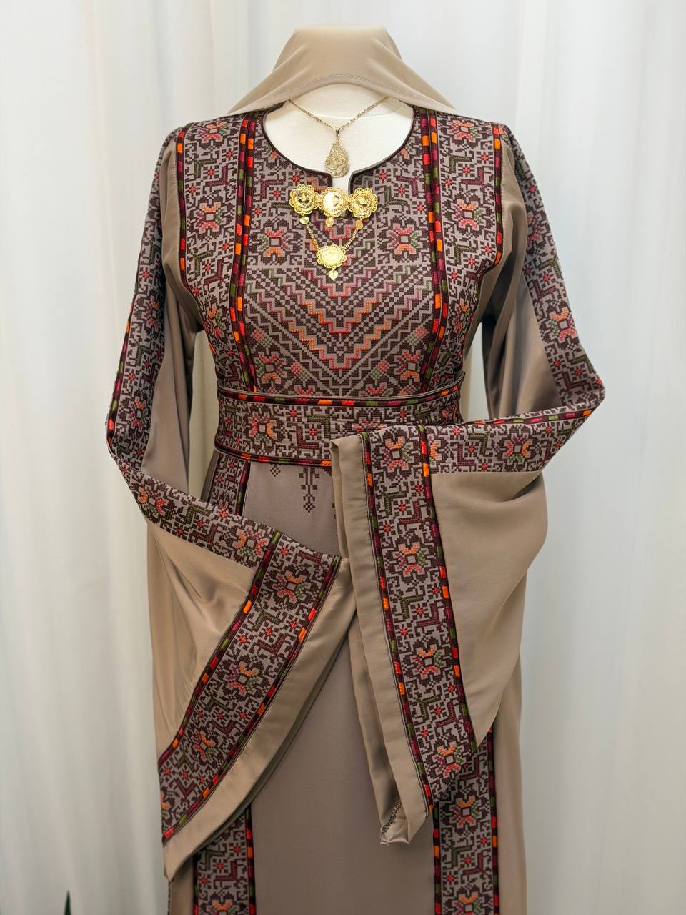 Tala Palestinian Embroidered Thobe