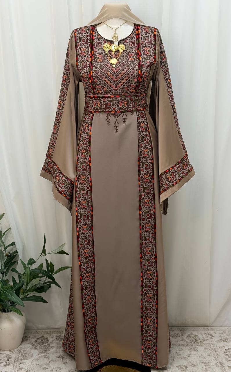 Tala Palestinian Embroidered Thobe