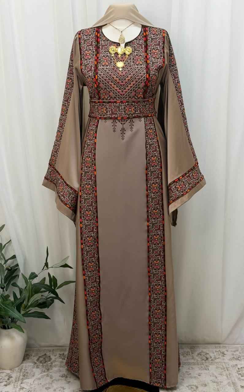 Tala Palestinian Embroidered Thobe