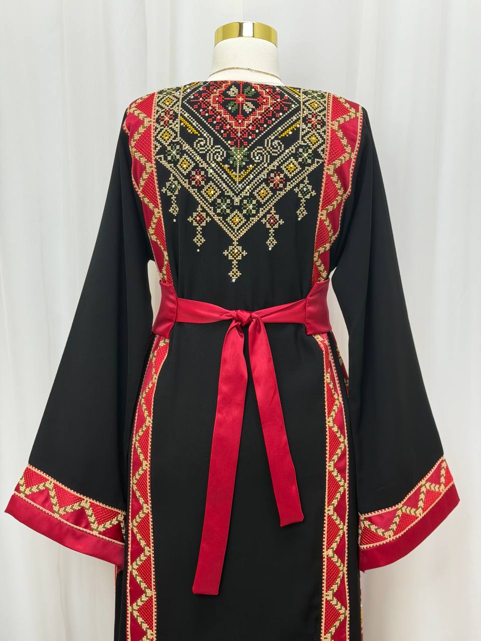 Palestinian Heritage Embroidered Thobe