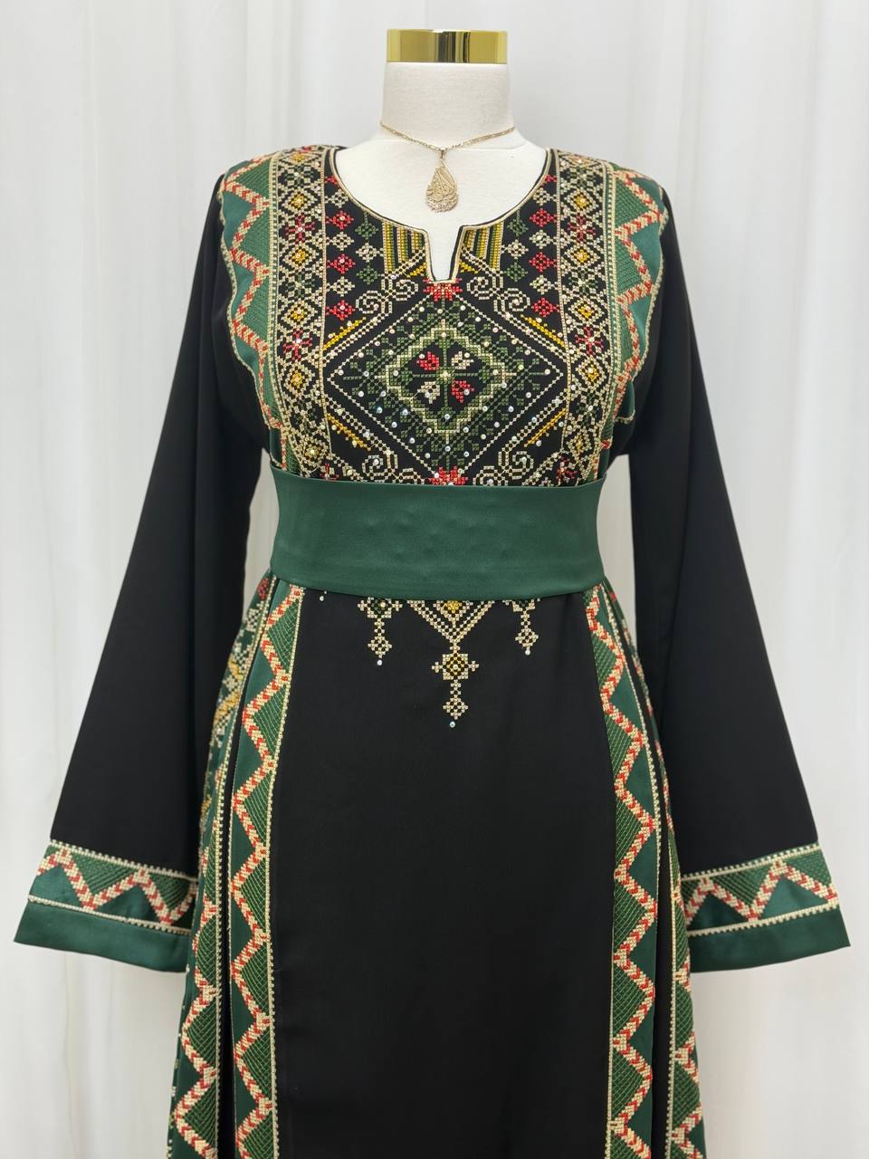 Palestinian Heritage Embroidered Thobe