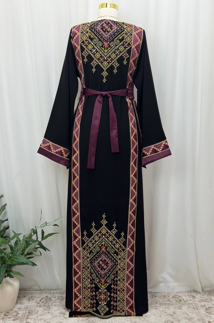 Palestinian Heritage Embroidered Thobe