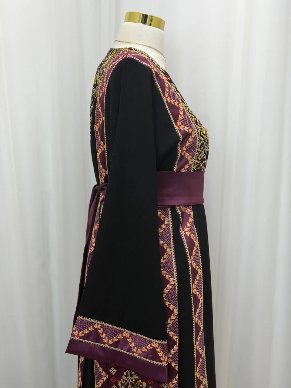 Palestinian Heritage Embroidered Thobe