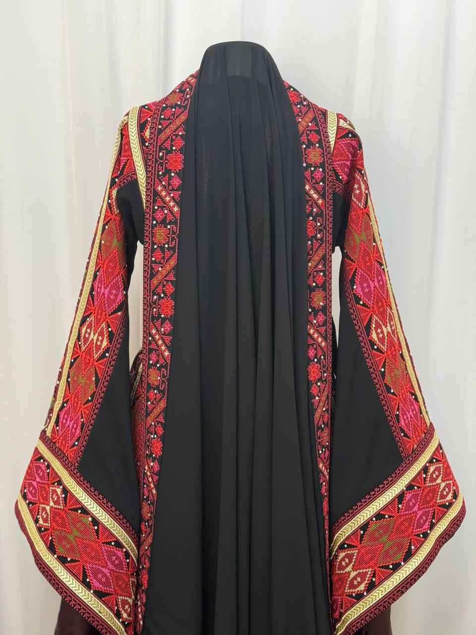 Nasreen Embroidered Chiffon Shawl