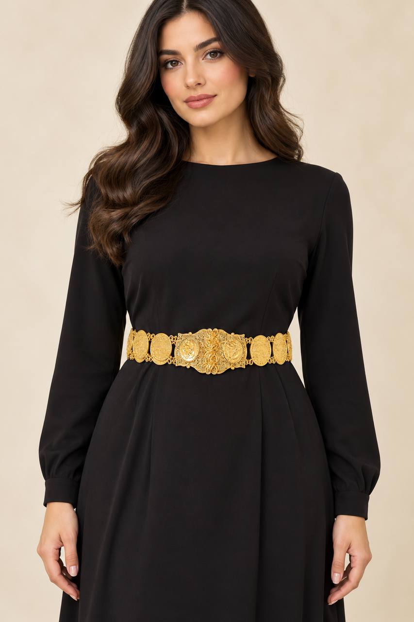 Filigree Coin Waist Belt