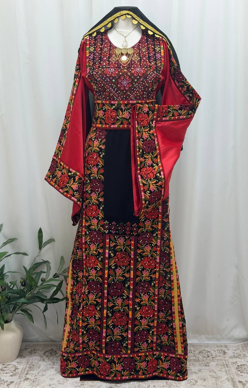 Jouri – Palestinian Floral Embroidered Thobe