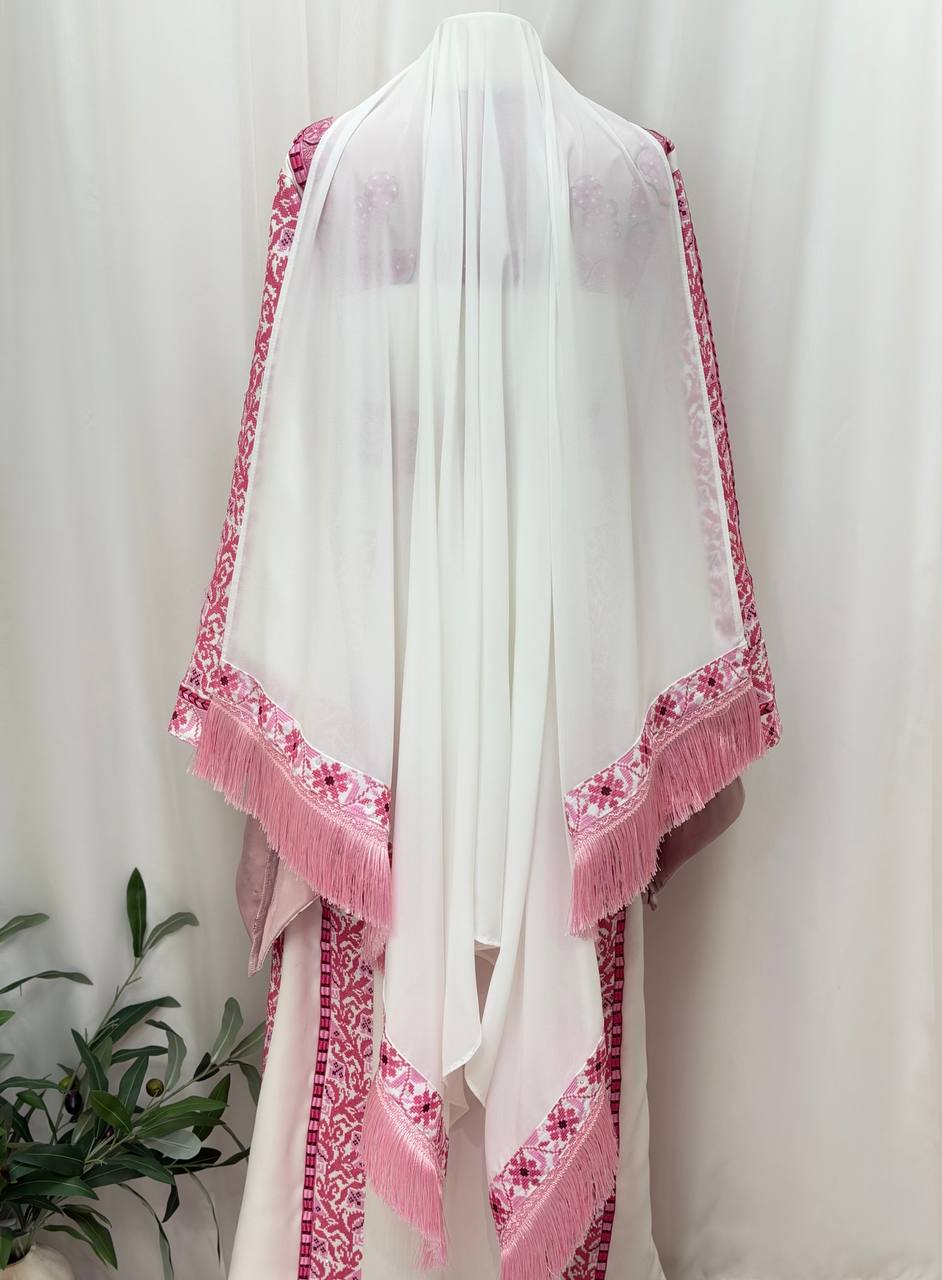 Bisan Palestinian Embroidered Thobe Set