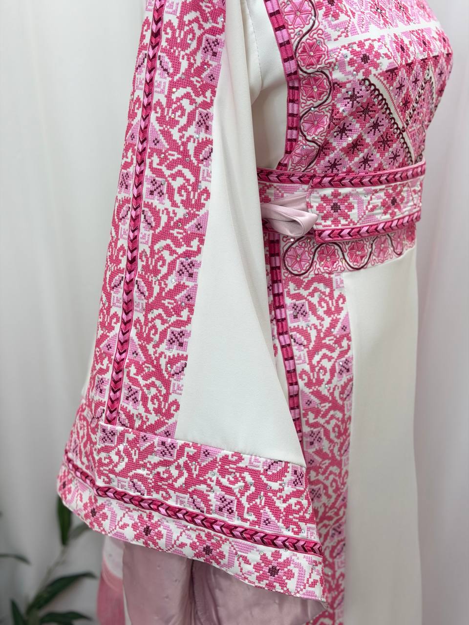 Bisan Palestinian Embroidered Thobe Set