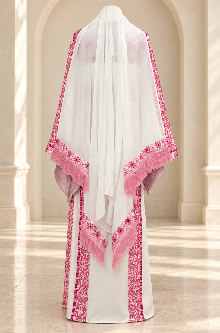 Bisan Palestinian Embroidered Thobe Set