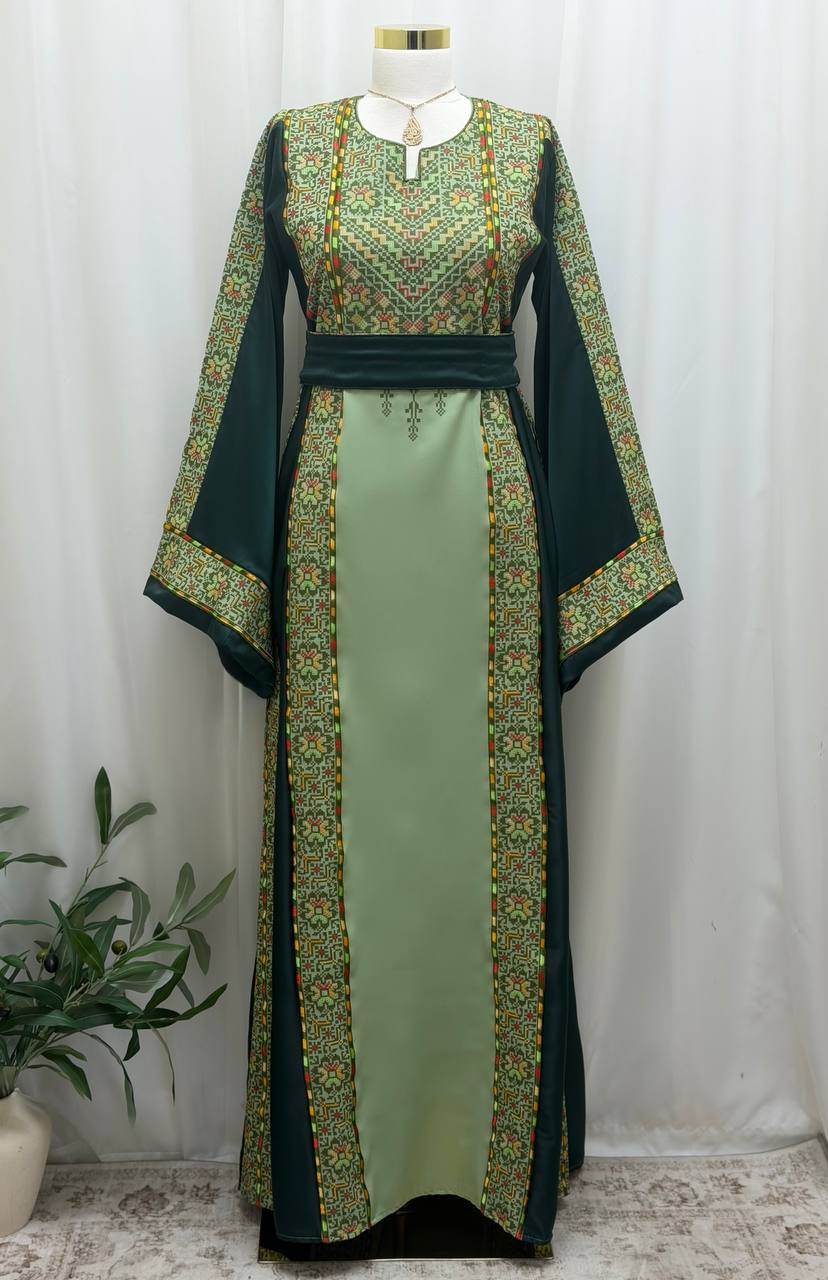 Maysoon Palestinian Embroidered Thobe