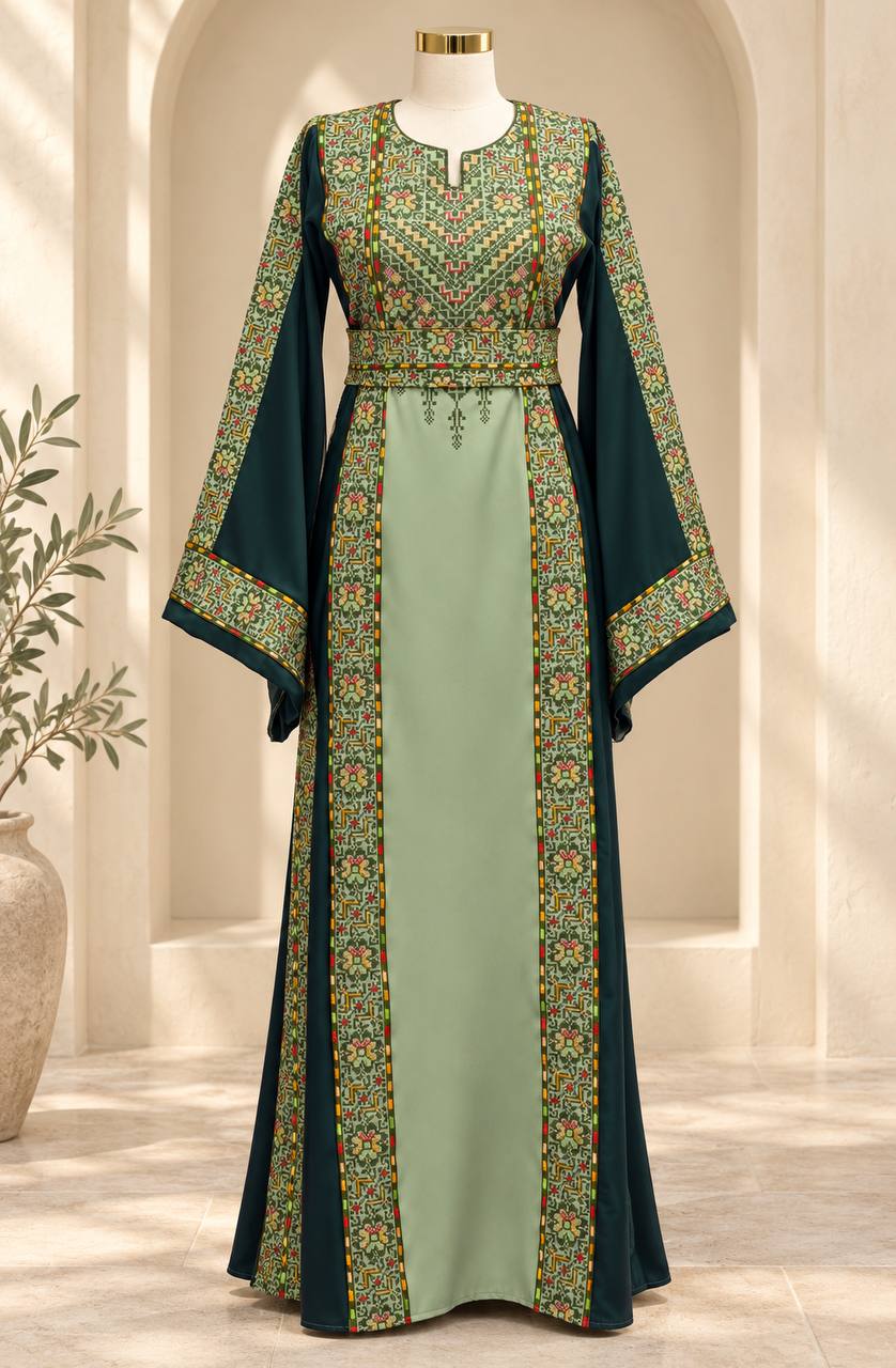 Maysoon Palestinian Embroidered Thobe