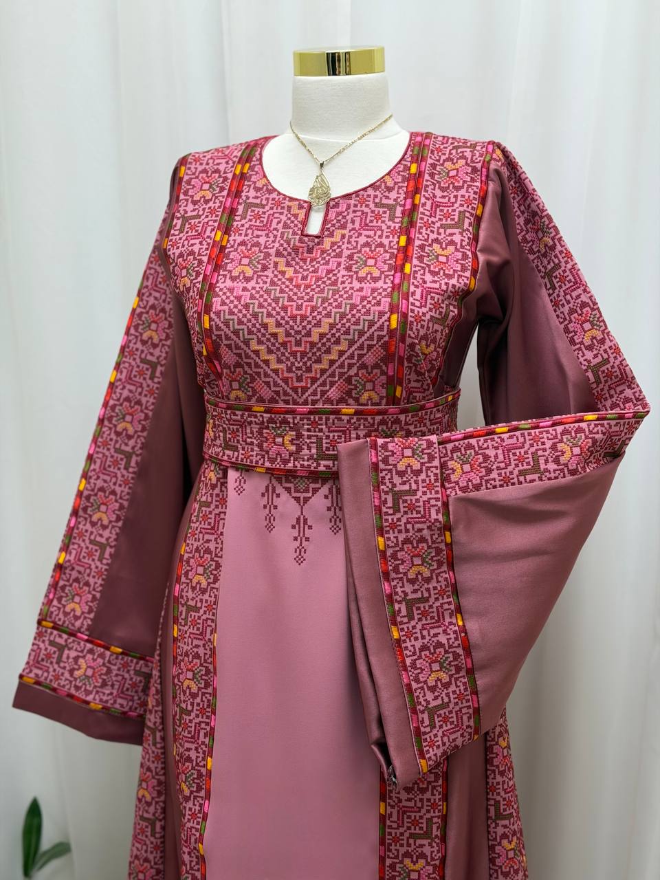 Shatha Palestinian Embroidered Thobe