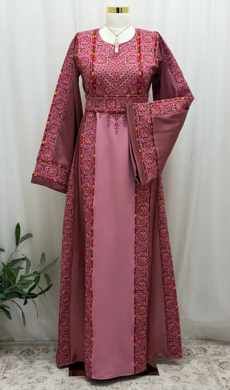 Shatha Palestinian Embroidered Thobe
