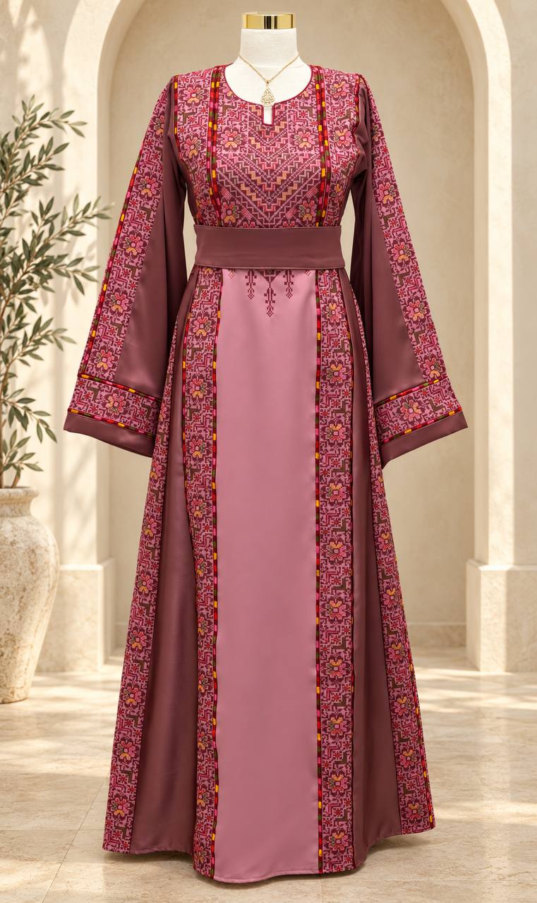 Shatha Palestinian Embroidered Thobe