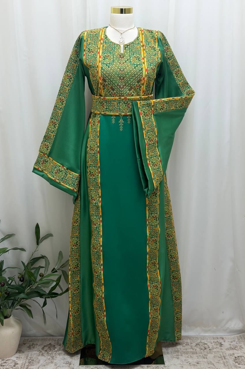 Raneem Palestinian Embroidered Thobe