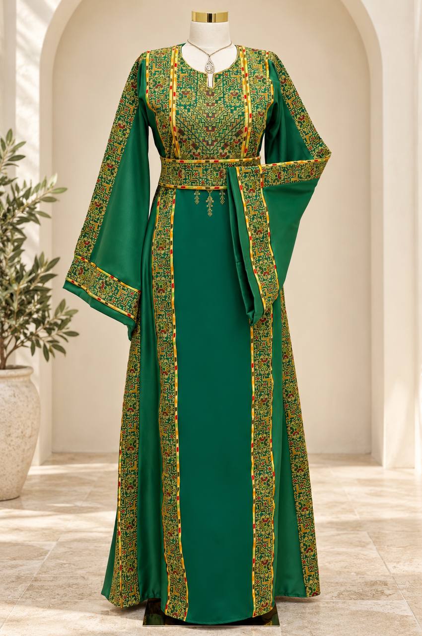 Raneem Palestinian Embroidered Thobe